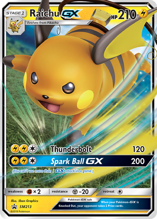 RAICHU GX - SM213 - PROMO