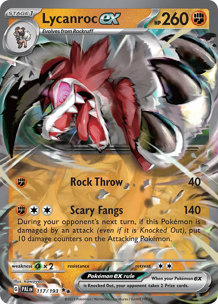 LYCANROC EX - 117/193 - ULTRA RARE