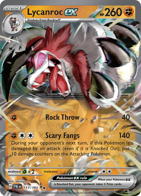 LYCANROC EX - 117/193 - ULTRA RARE