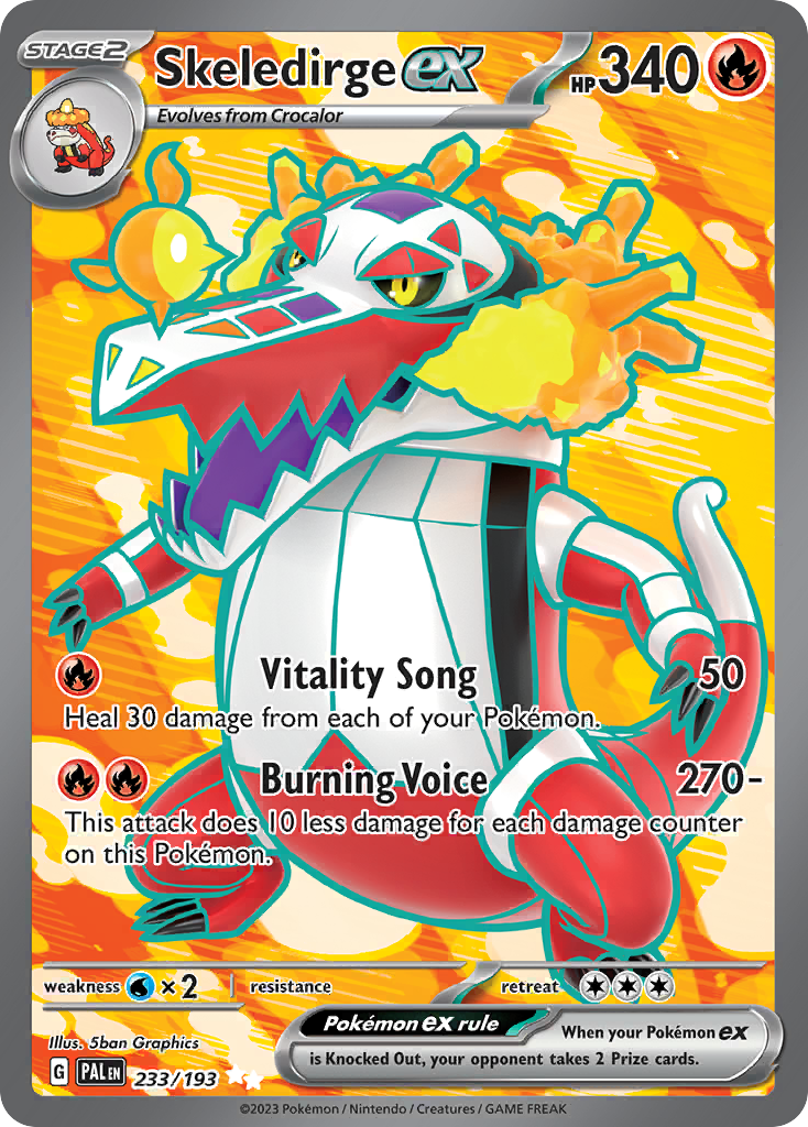 SKELEDIRGE EX - 233/193 - PALDEA EVOLVED