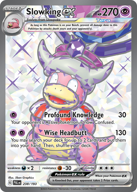 SLOWKING EX - 238/193 - FULL ART SECRET RARE