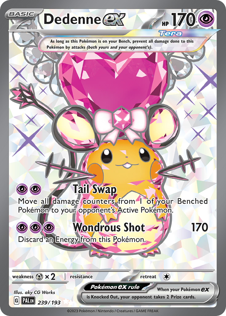 DEDENNE EX - 239/193 - PALDEA EVOLVED