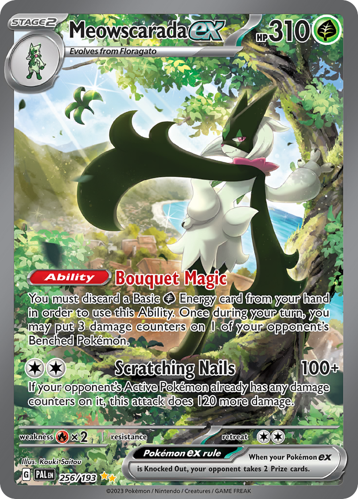 MEOWSCARADA EX - 256/193 - PALDEA EVOLVED