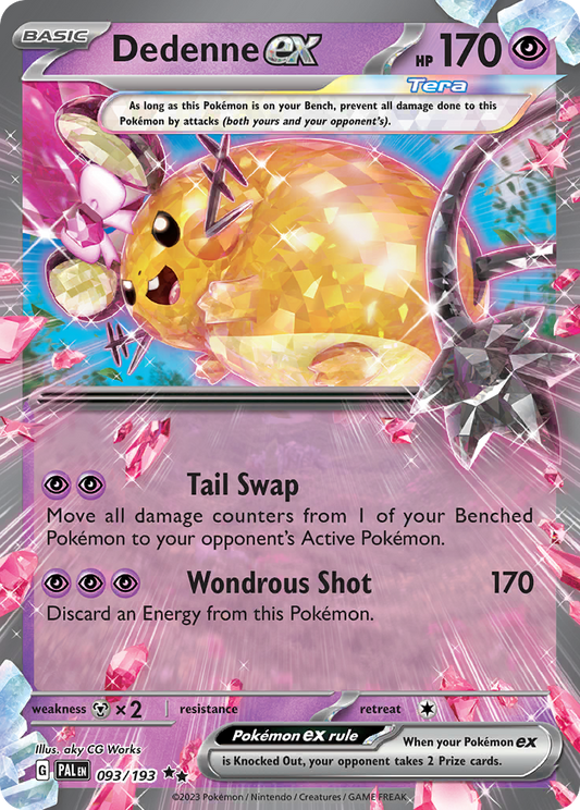 DEDENNE EX - 093/193 - ULTRA RARE