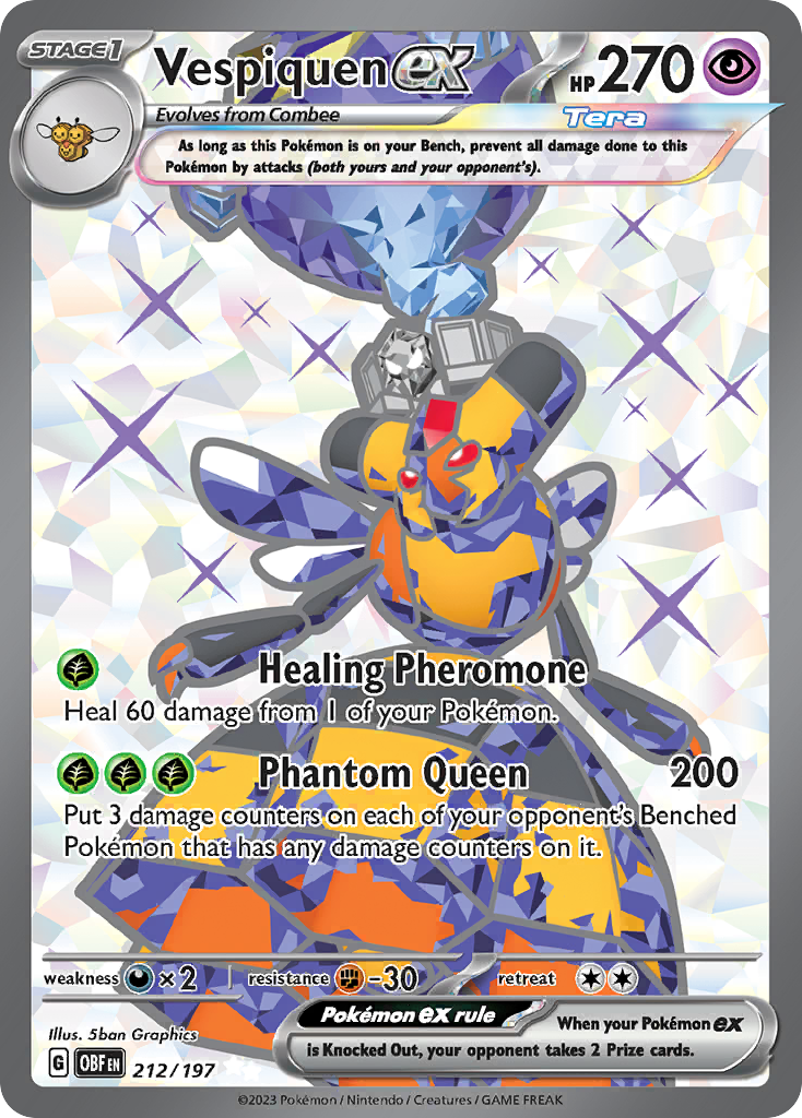 VESPIQUEN EX - 212/197 - OBSIDIAN FLAMES