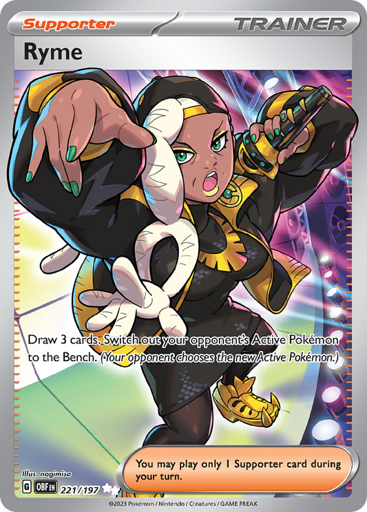 RYME - 221/197 - FULL ART SECRET RARE