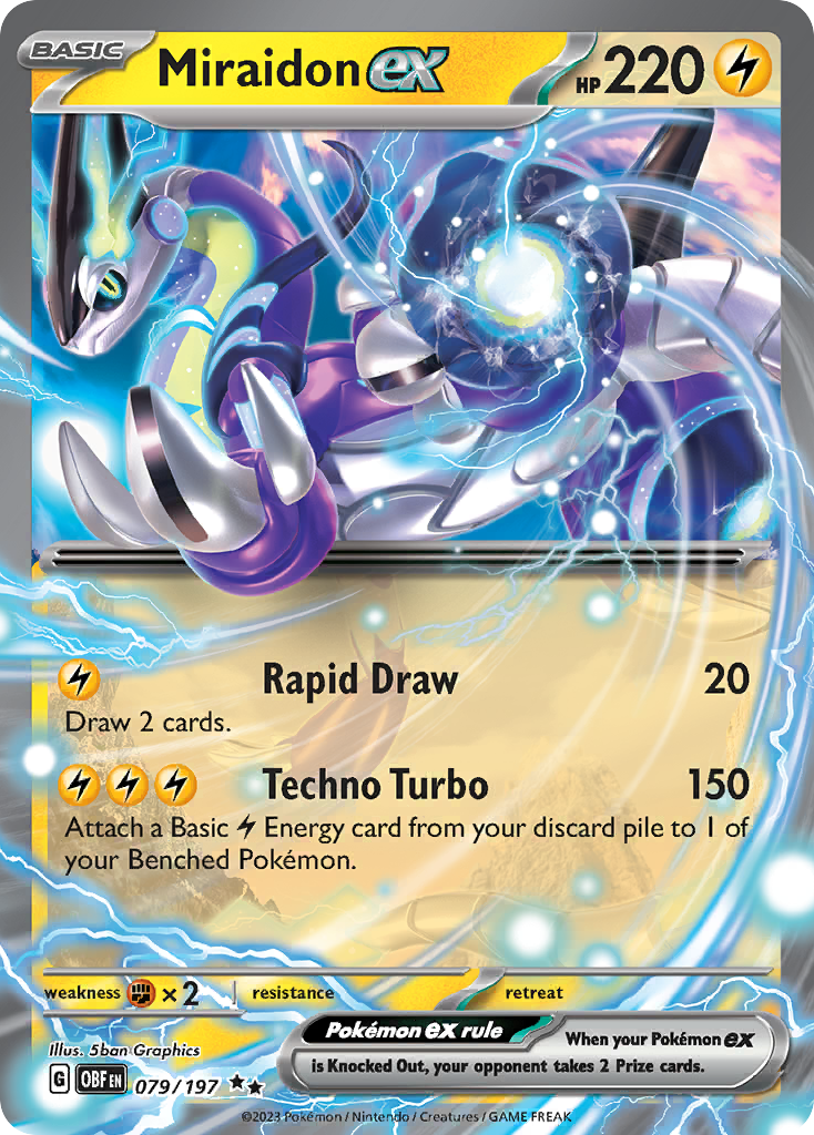 MIRAIDON EX - 079/197 - ULTRA RARE