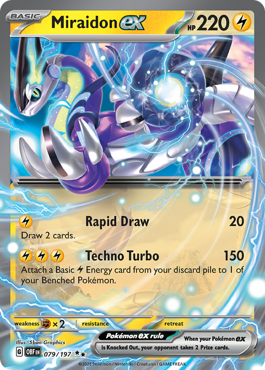 MIRAIDON EX - 079/197 - ULTRA RARE