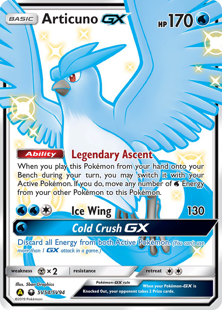 ARTICUNO GX - SV54/SV94 - HIDDEN FATES