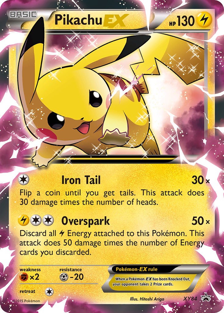 PIKACHU EX - XY84 - PROMO