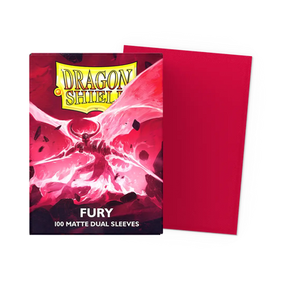 DRAGON SHIELD - FURY 'ALARIC, CRIMSON KING' - STANDART SLEEVES MATTE DUAL 100u