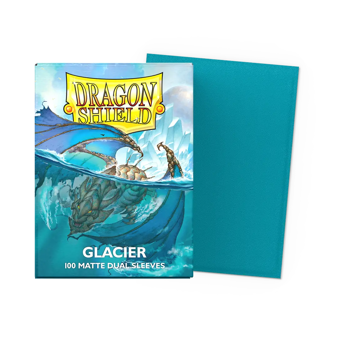DRAGON SHIELD - GLACIER - STANDARD MATTE DUAL SLEEVES