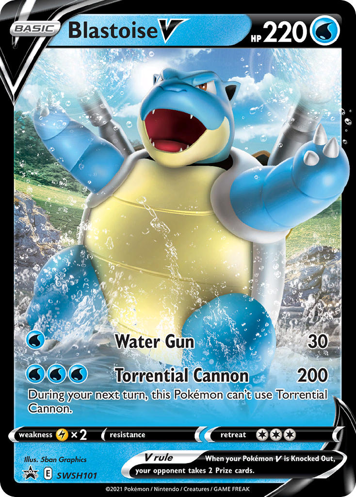 BLASTOISE V - SWSH101 - PROMO
