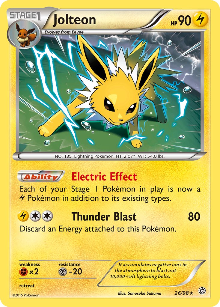 JOLTEON - 26/98 - ANCIENT ORIGINS