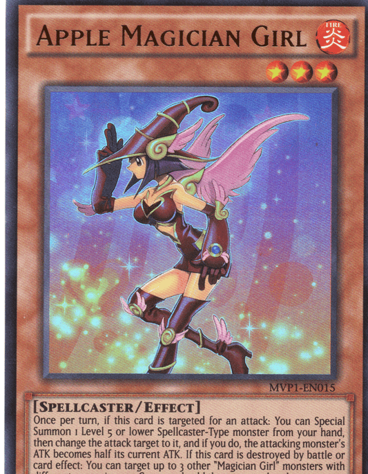 APPLE MAGICIAN GIRL - MVP1-EN015 - ULTRA RARE 1ST EDITION