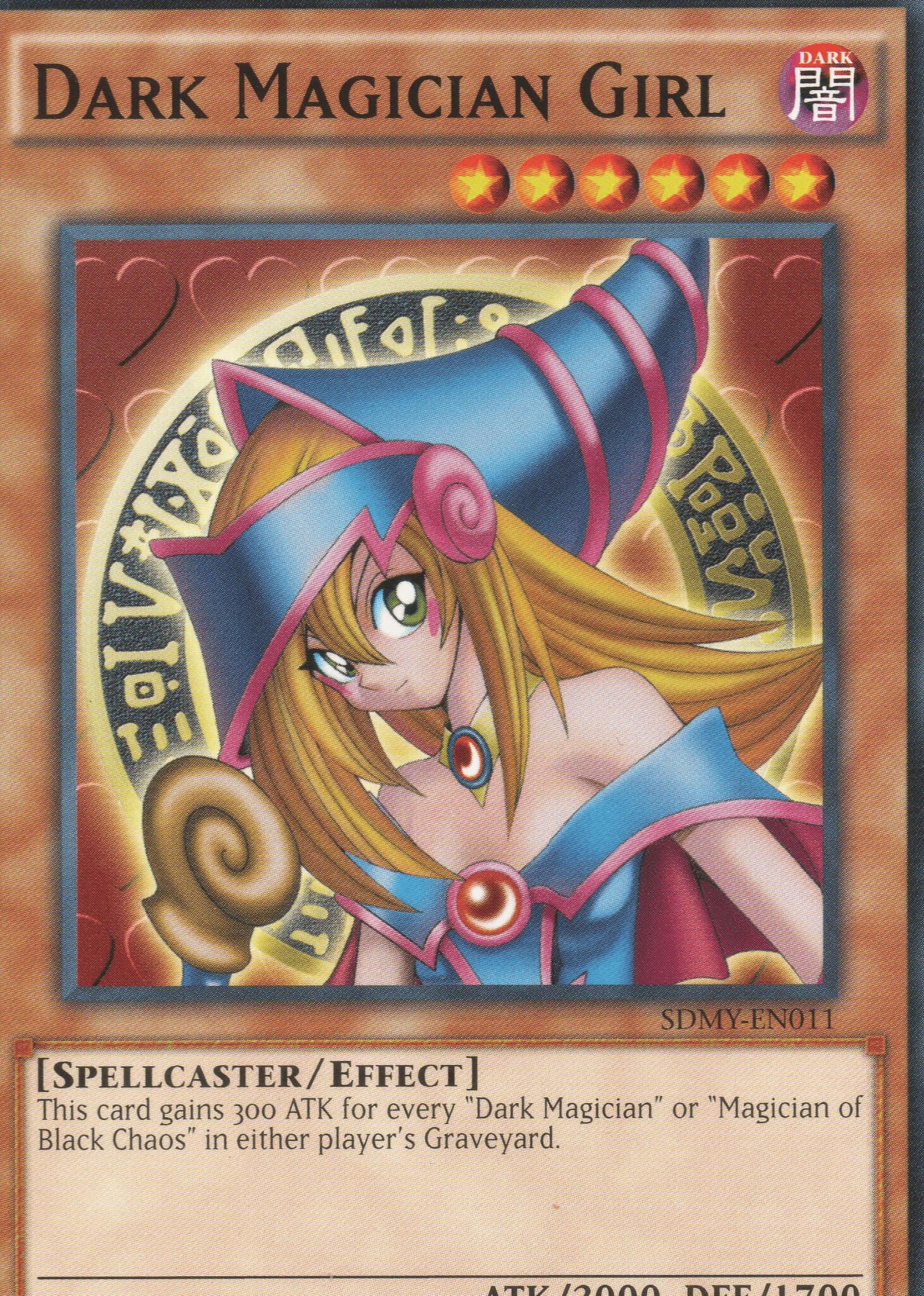 DARK MAGICIAN GIRL - SDMY-EN011 - COMMON 1ST EDITION