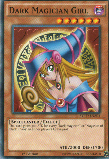 DARK MAGICIAN GIRL - RGLD-ENA04 - COMMON 1ST EDITION