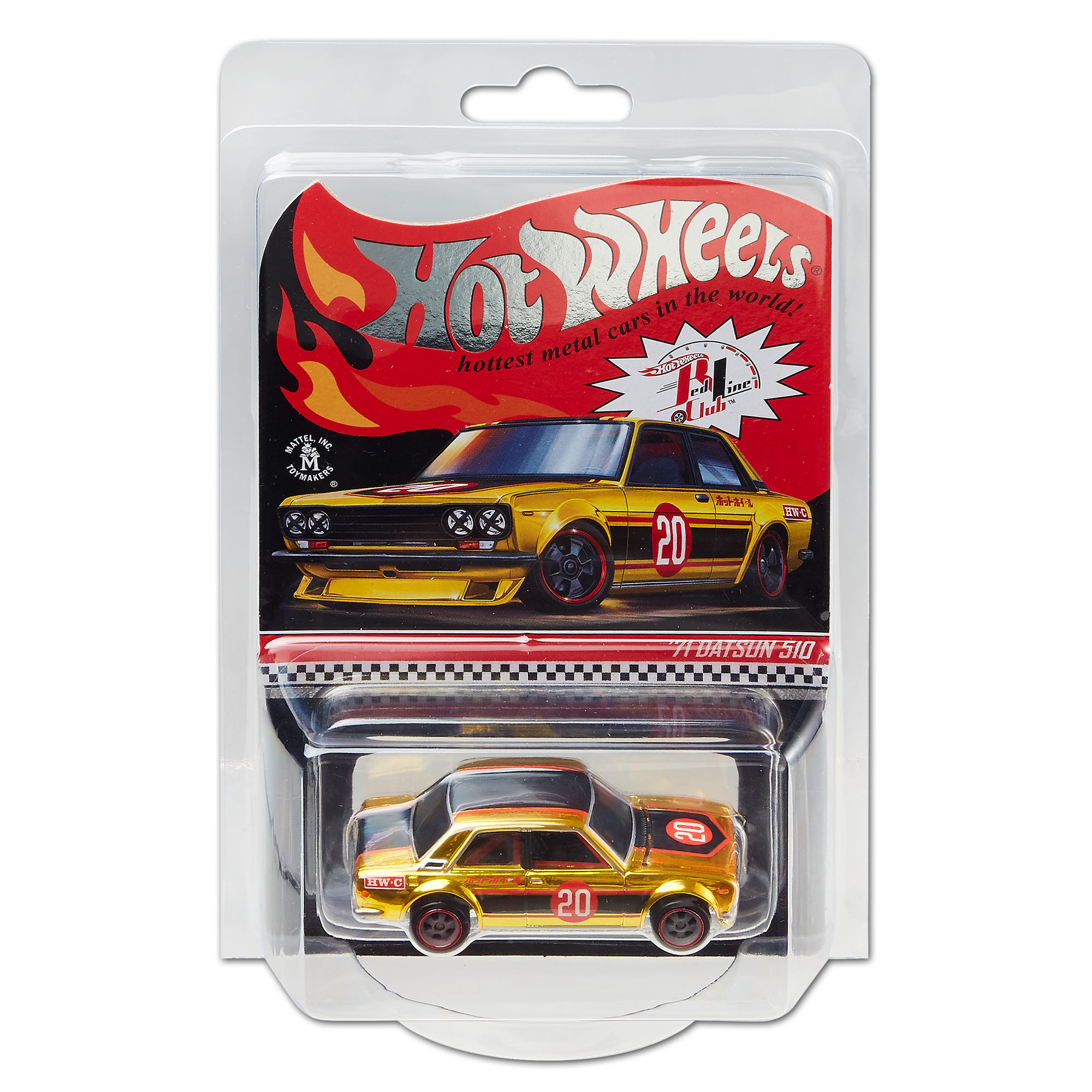 HOT WHEELS - RED LINE CLUB - '71 DATSUN 510