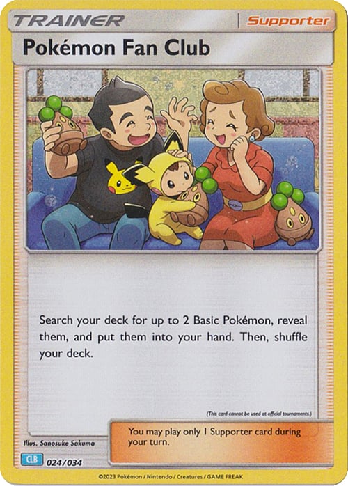 POKEMON FAN CLUB - 024/034 - CLB