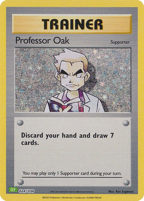 PROFESSOR OAK - 024/034 - CLV