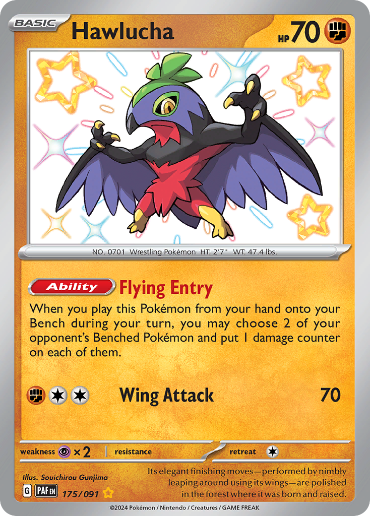 HAWLUCHA - 175/091 - PALDEAN FATES