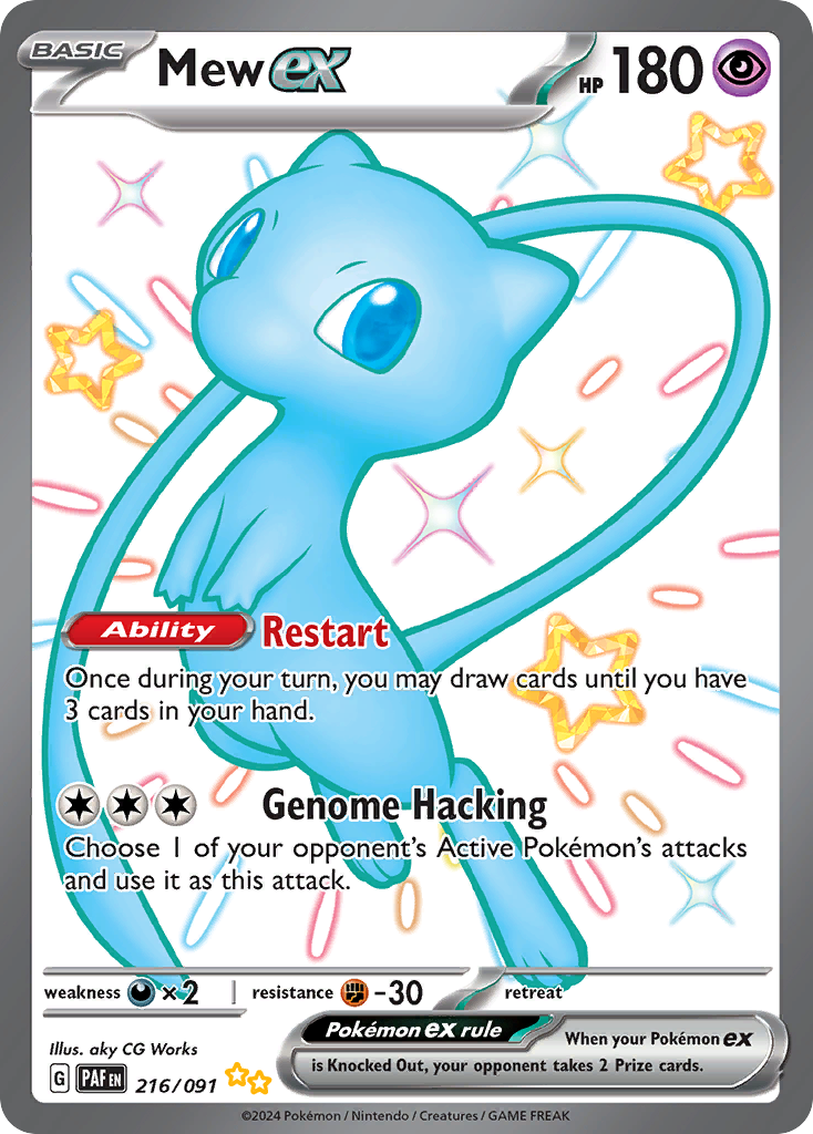 MEW EX - 216/091 - PALDEAN FATES