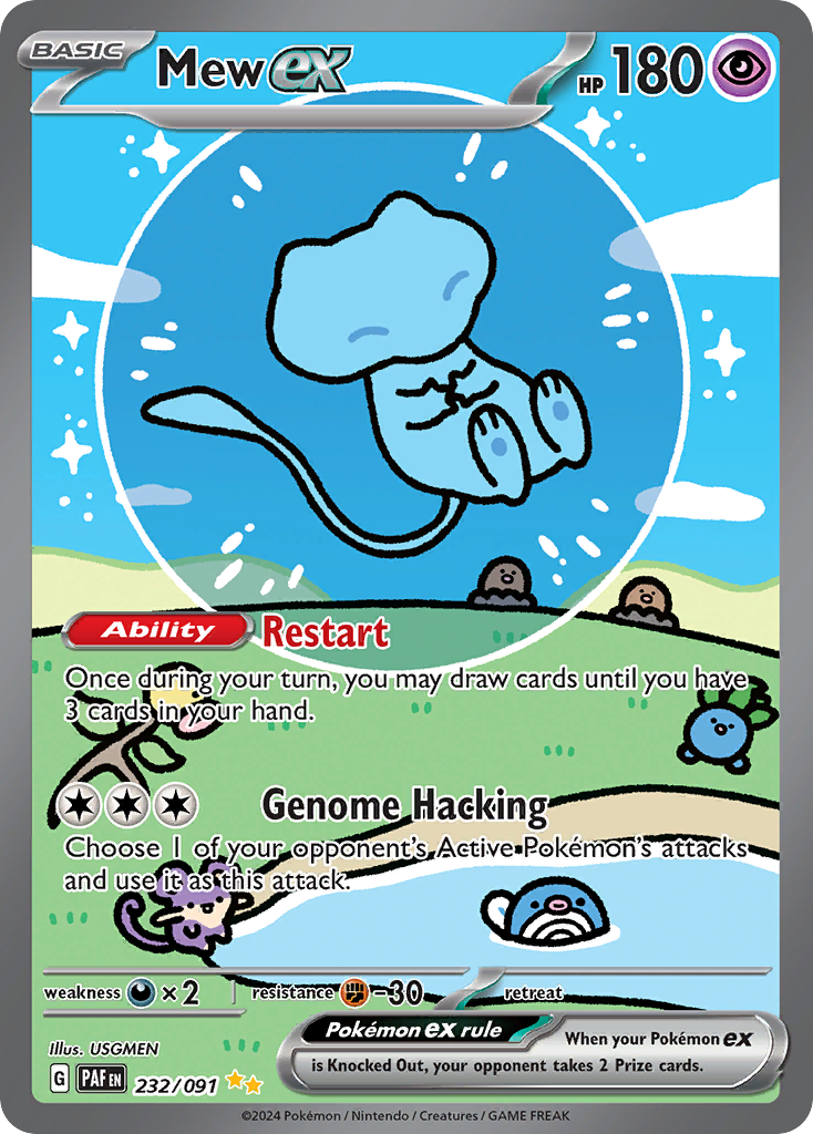 MEW EX - 232/091 - PALDEAN FATES