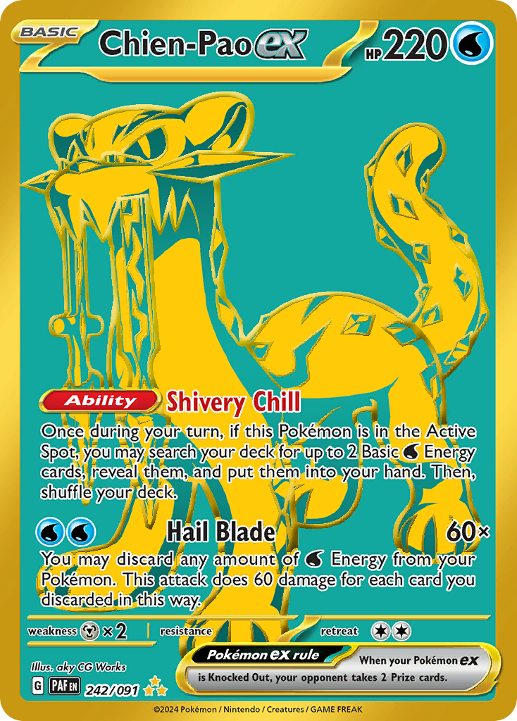 CHIEN PAO EX - 242/091 - PALDEAN FATES