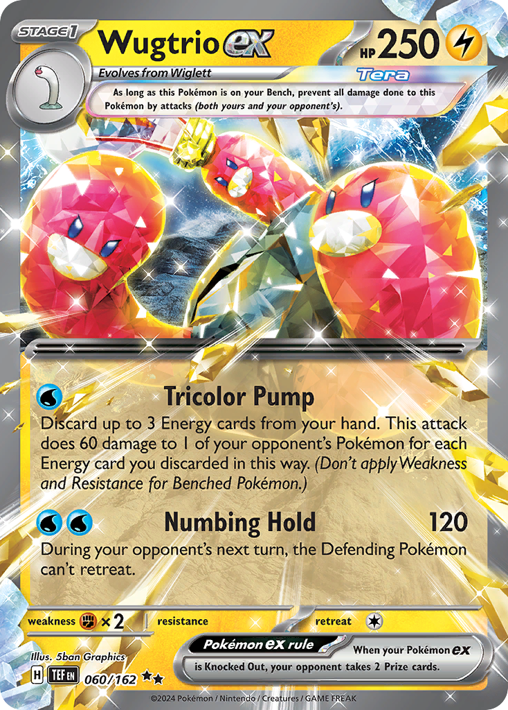 WUGTRIO EX - 060/162 - ULTRA RARE