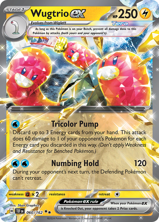 WUGTRIO EX - 060/162 - ULTRA RARE