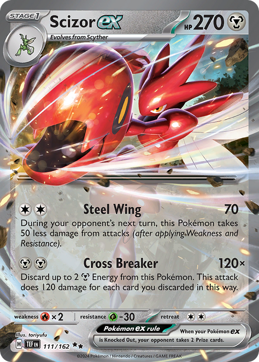 SCIZOR EX - 111/162 - ULTRA RARE