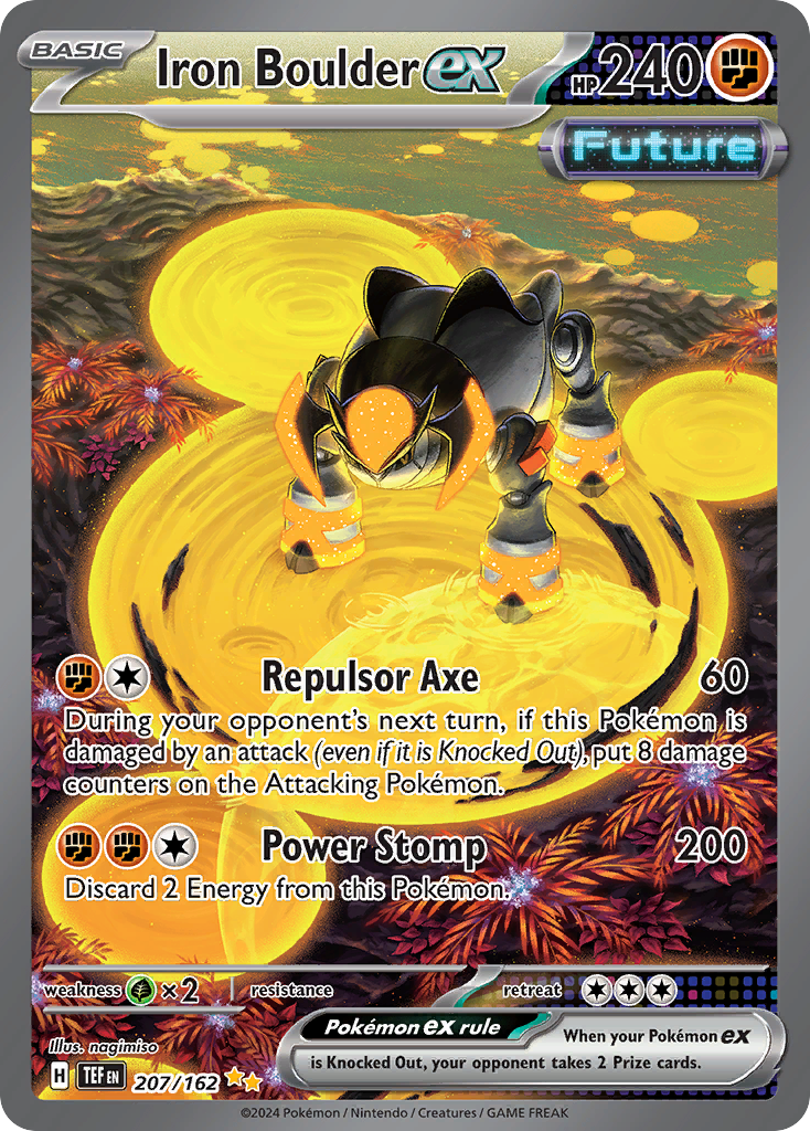 IRON BOULDER EX - 207/162 - TEMPORAL FORCES