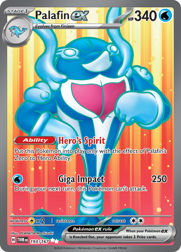 PALAFIN EX - 193/167 - TWILIGHT MASQUERADE