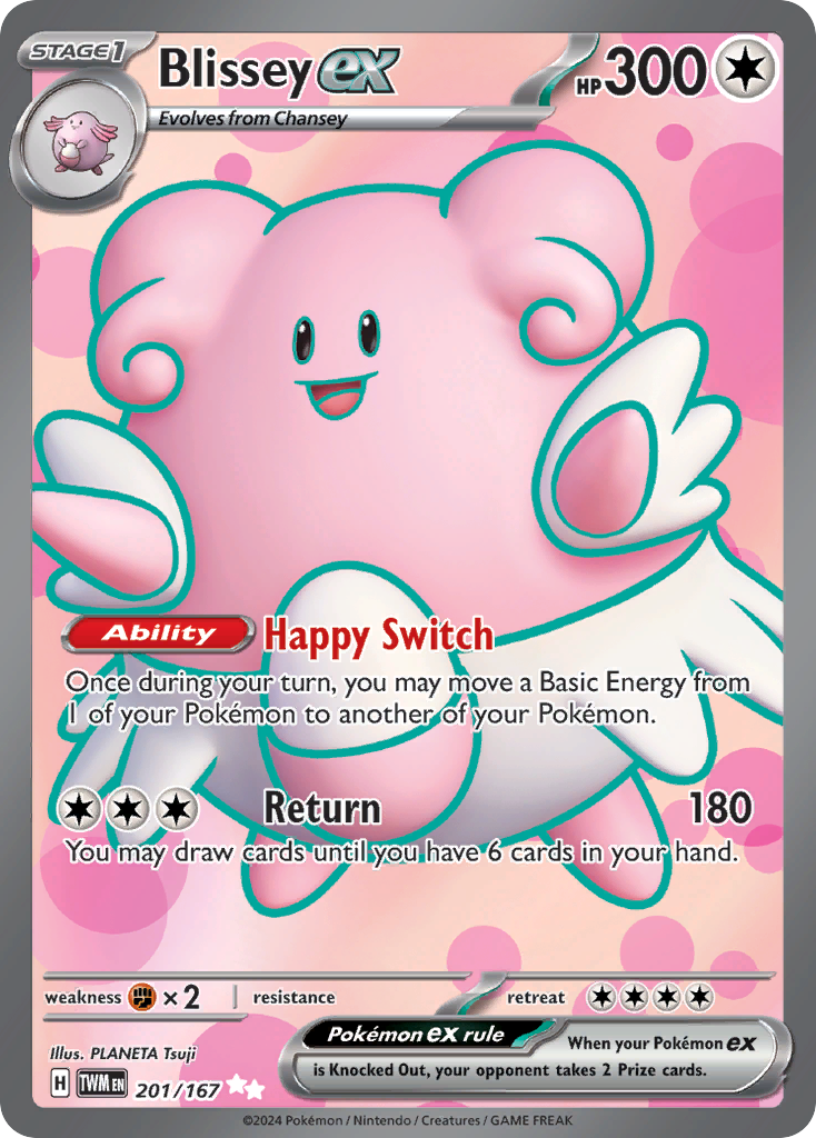 BLISSEY EX - 201/167 - TWILIGHT MASQUERADE