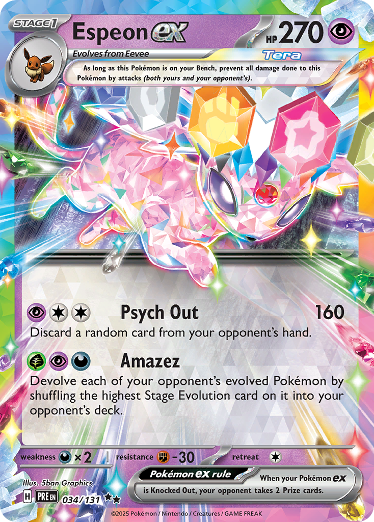 ESPEON EX - 034/131 - PRISMATIC EVOLUTIONS
