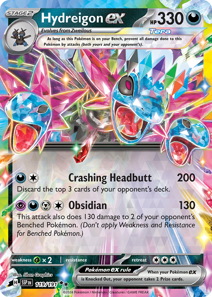 HYDREIGON EX -  119/191 - ULTRA RARE