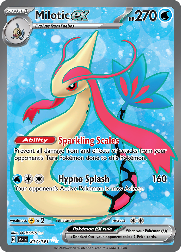 MILOTIC EX - 217/191 - SURGING SPARKS
