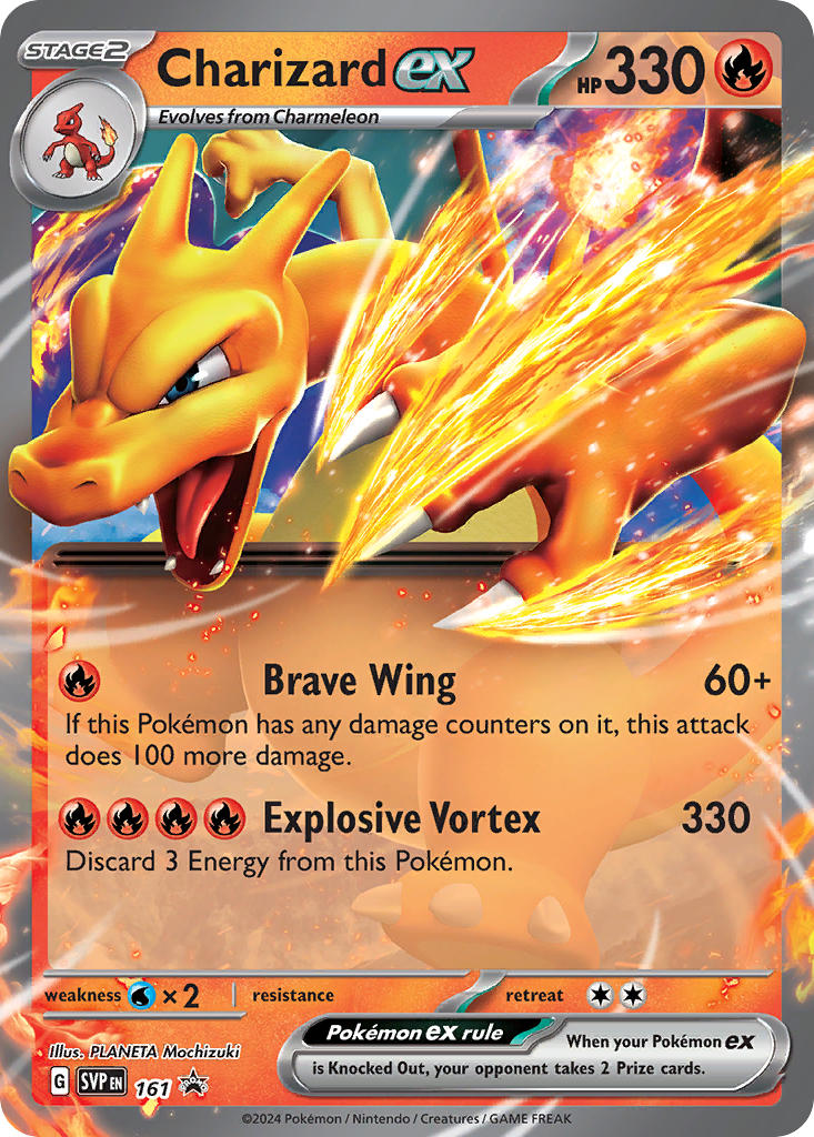 CHARIZARD EX - 161 - PROMO