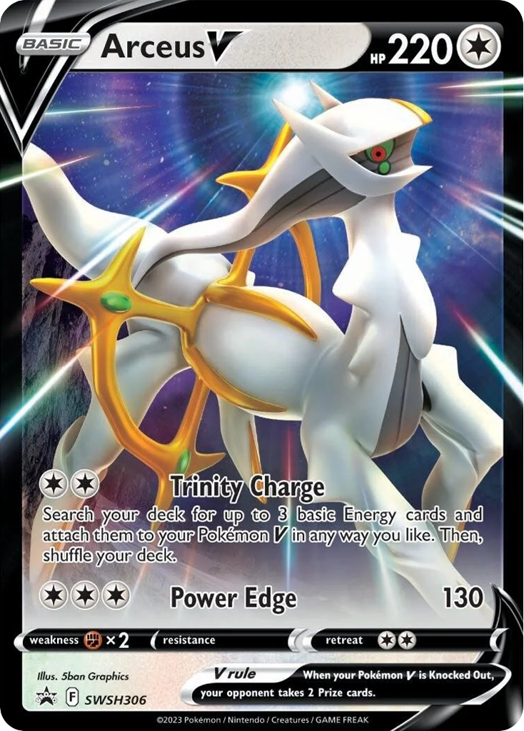 ARCEUS V - SWSH306 - ULTRA RARE PROMO